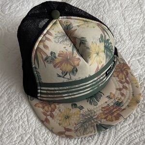 RARE Vintage Billabong Heritage Mashup Floral Cap with Black Mesh